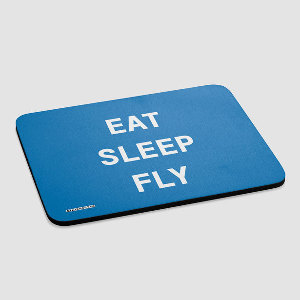 Eat Sleep Fly - Mousepad - Airportag
