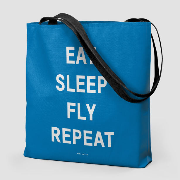 Eat Sleep Fly - Tote Bag - Airportag