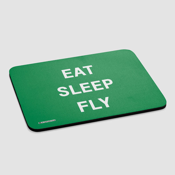 Eat Sleep Fly - Mousepad - Airportag