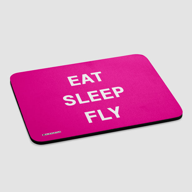 Eat Sleep Fly - Mousepad - Airportag