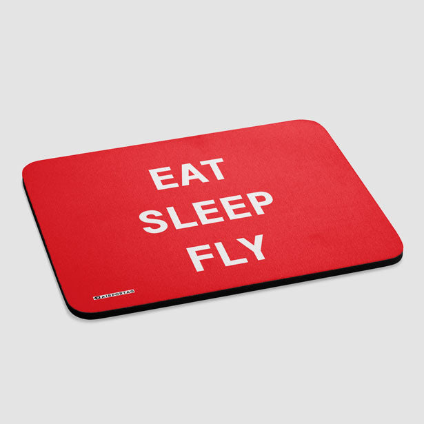 Eat Sleep Fly - Mousepad - Airportag