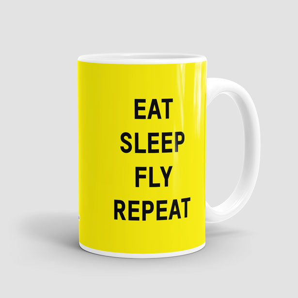 Eat Sleep Fly - Mug - Airportag