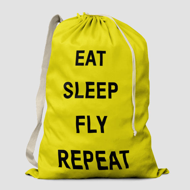 Eat Sleep Fly - Laundry Bag - Airportag