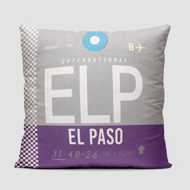 ELP - Throw Pillow - Airportag
