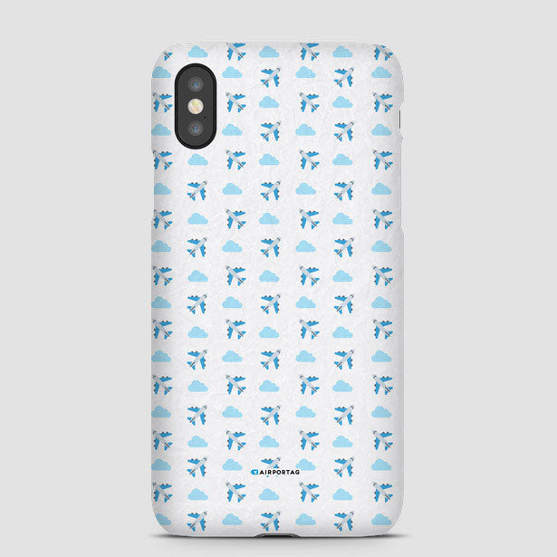 Emoji Cloud Plane - Phone Case - Airportag
