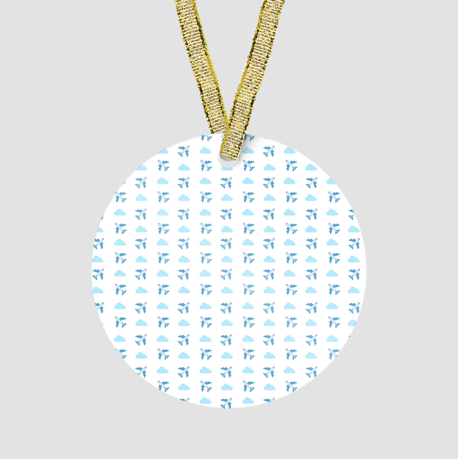 Emoji Cloud Plane - Ornament - Airportag