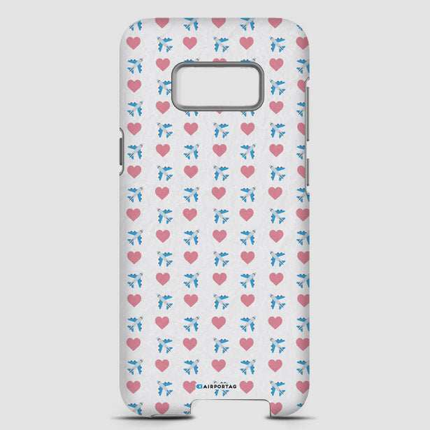 Emoji Heart Plane - Phone Case - Airportag