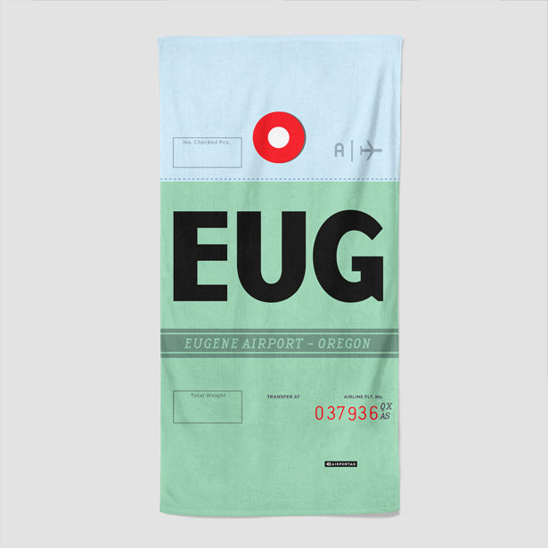 EUG - Beach Towel - Airportag