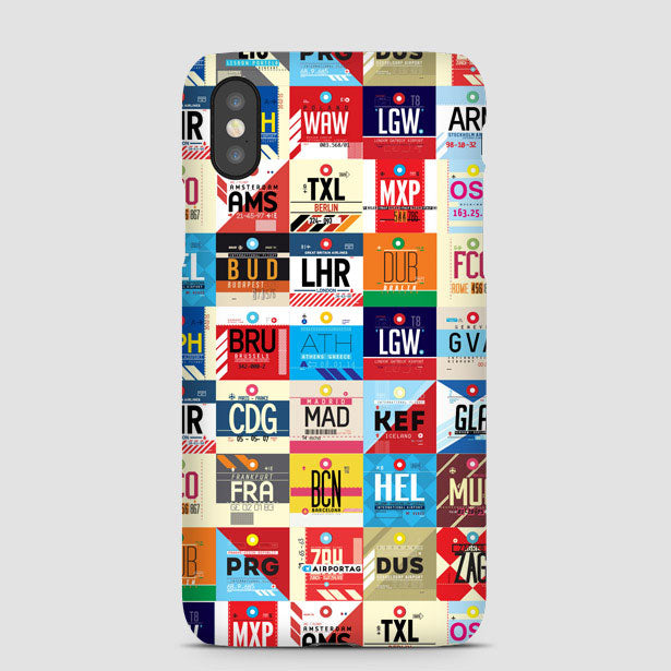 European Airports - Phone Case - Airportag