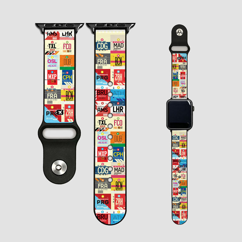 European Airports - Apple Watch Band