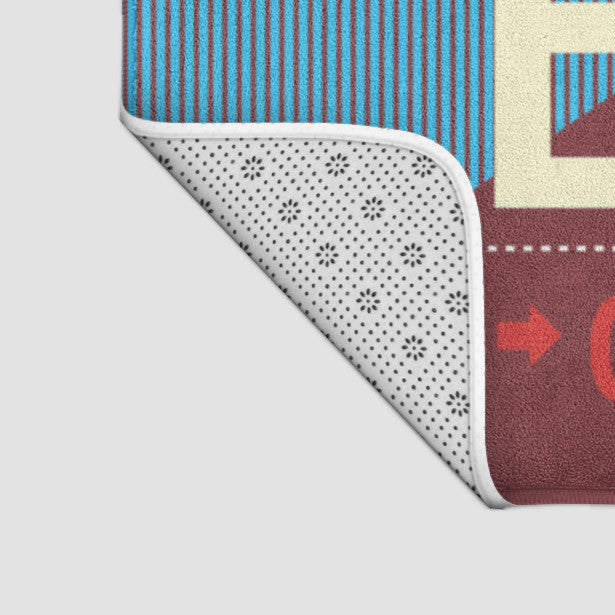 EWR - Bath Mat - Airportag