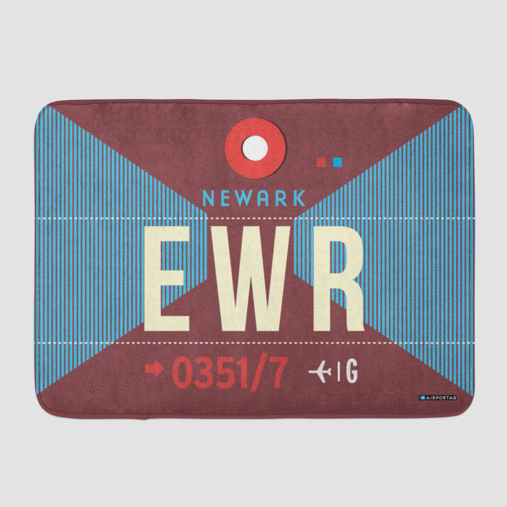 EWR - Bath Mat - Airportag