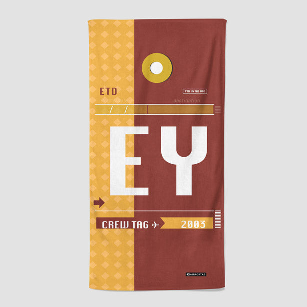 EY - Beach Towel - Airportag