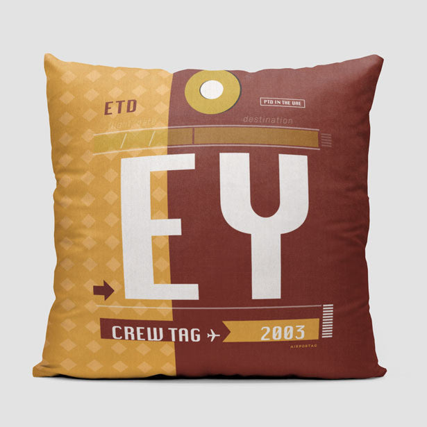 EY - Throw Pillow - Airportag
