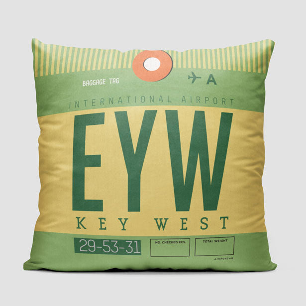EYW - Throw Pillow - Airportag
