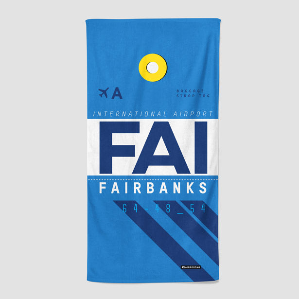 FAI - Beach Towel - Airportag