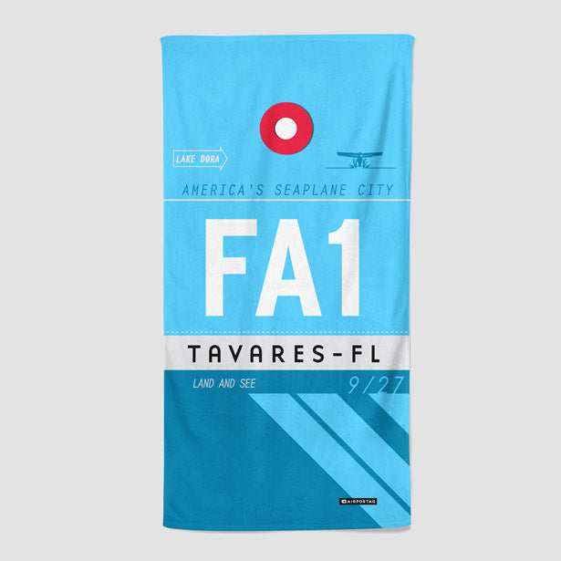 FA1 - Beach Towel - Airportag