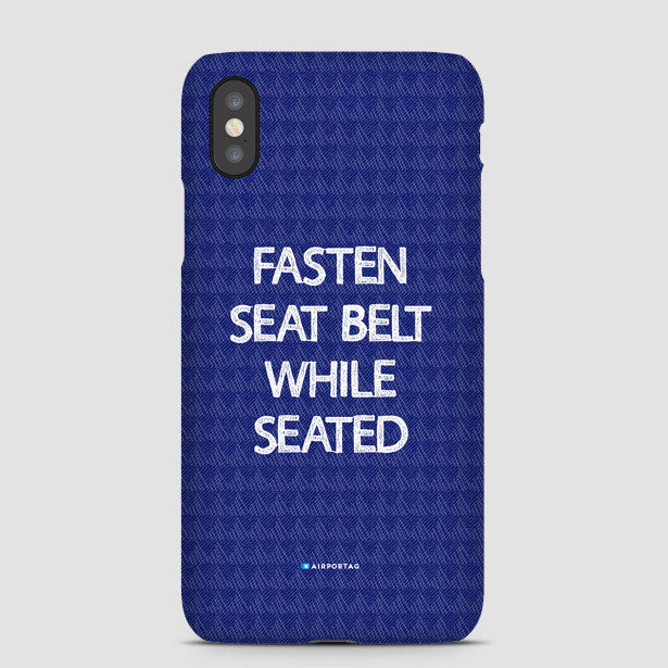 Fasten Seat Belt - Phone Case - Airportag