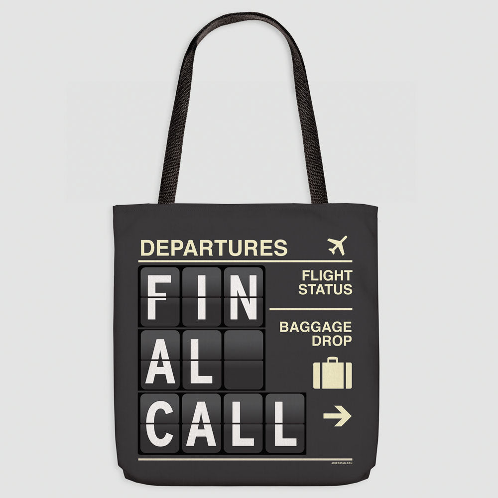 Final Call - Tote Bag - Airportag