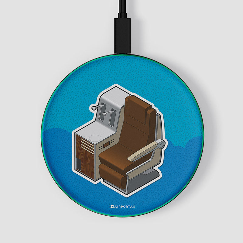 First Class Seat Isometric - Wireless Charger