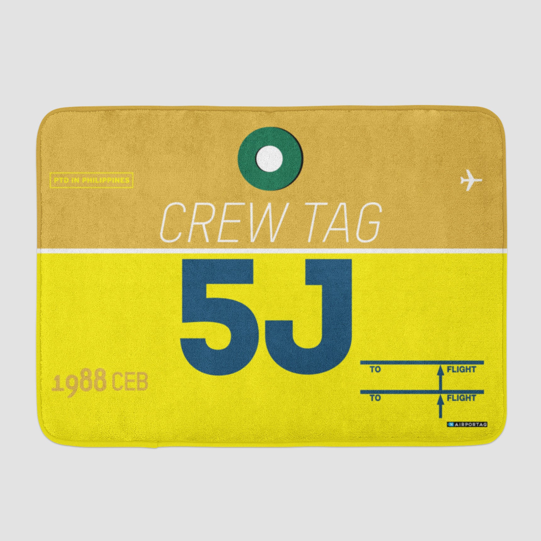 5J - Bath Mat - Airportag