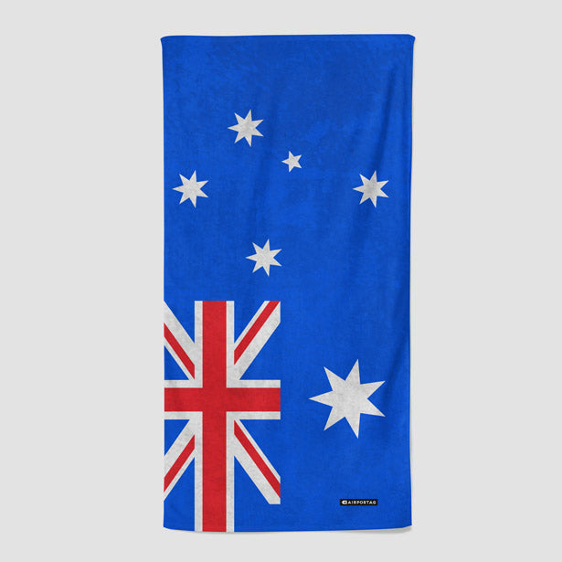 Australian Flag - Beach Towel - Airportag