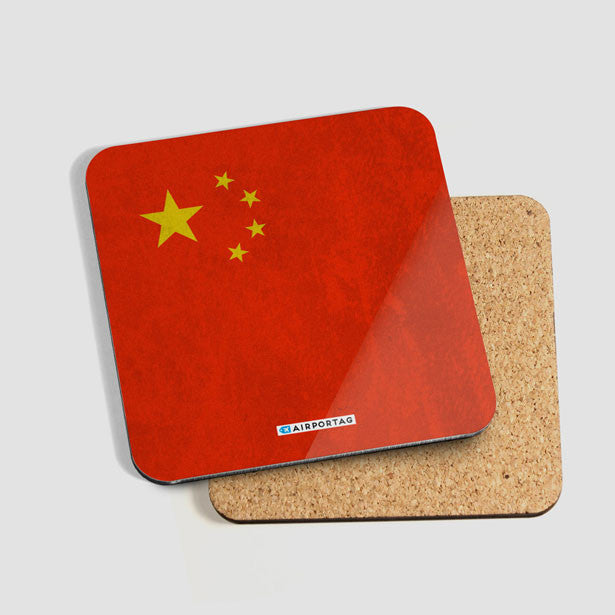 Chinese Flag - Coaster - Airportag