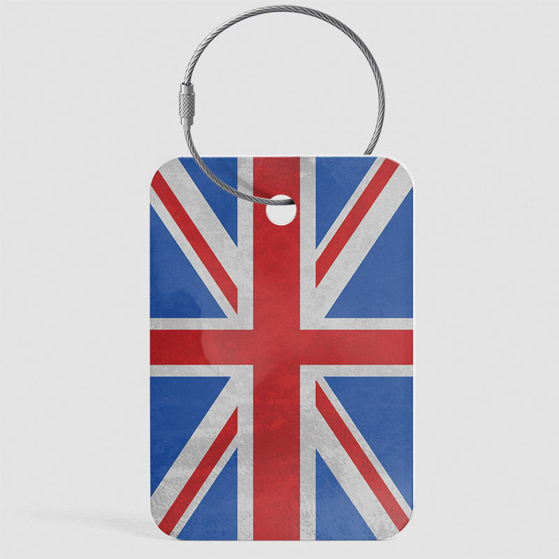Union jack shop luggage tag