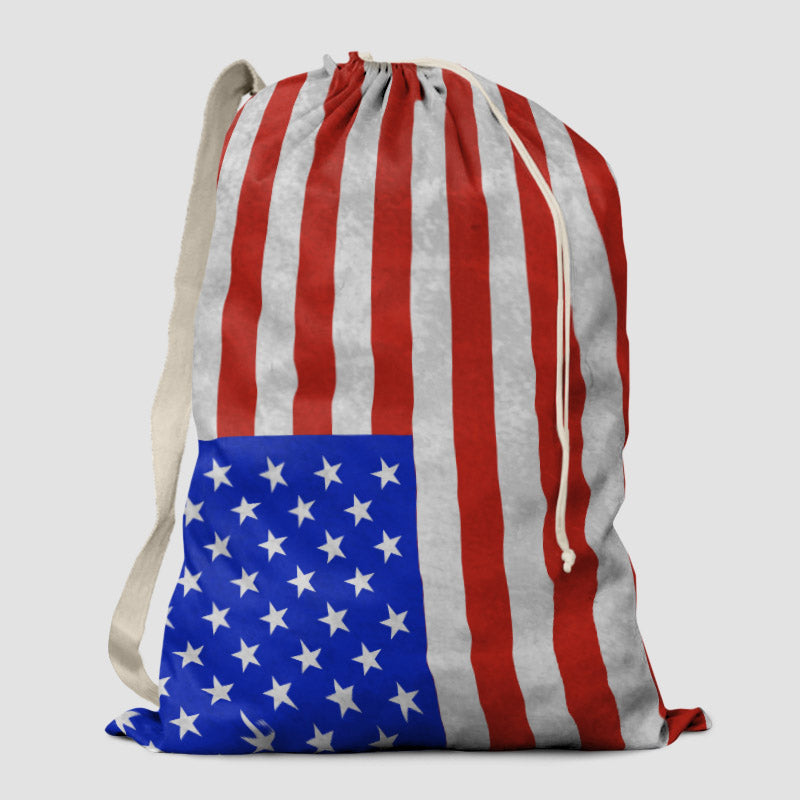 USA Flag - Laundry Bag - Airportag