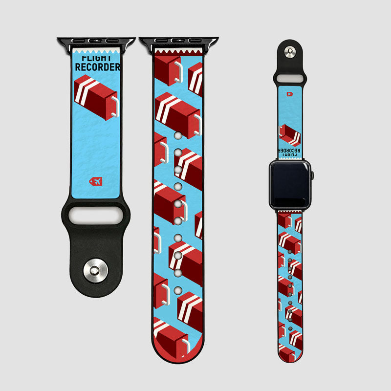 Boîte enregistreur de vol - Bracelet Apple Watch