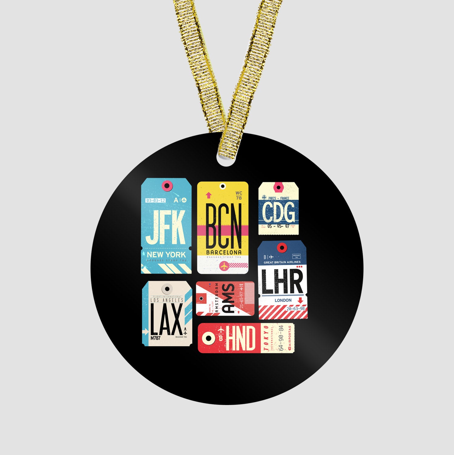 Flight Tags - Ornament - Airportag