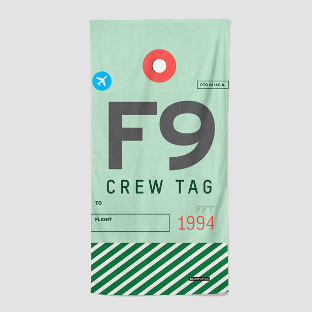 F9 - Beach Towel - Airportag