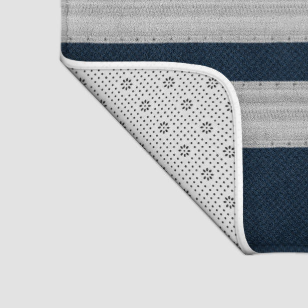 Pilot Stripes - Bath Mat - Airportag