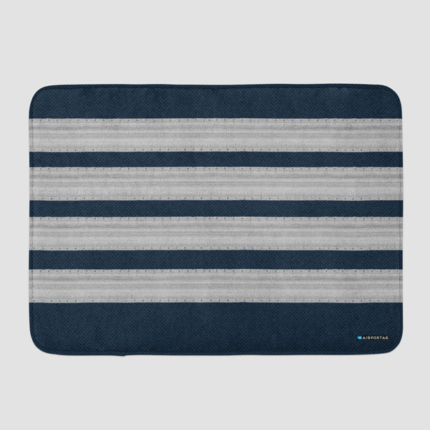 Pilot Stripes - Bath Mat - Airportag