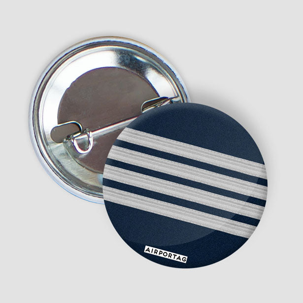 Pilot Stripes - Button - Airportag