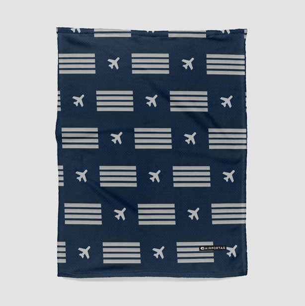 Pilot Stripes - Blanket - Airportag