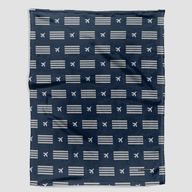 Pilot Stripes - Blanket - Airportag