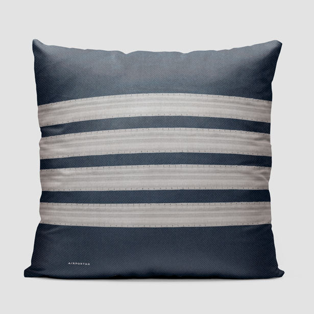 Pilot Stripes - Throw Pillow - Airportag