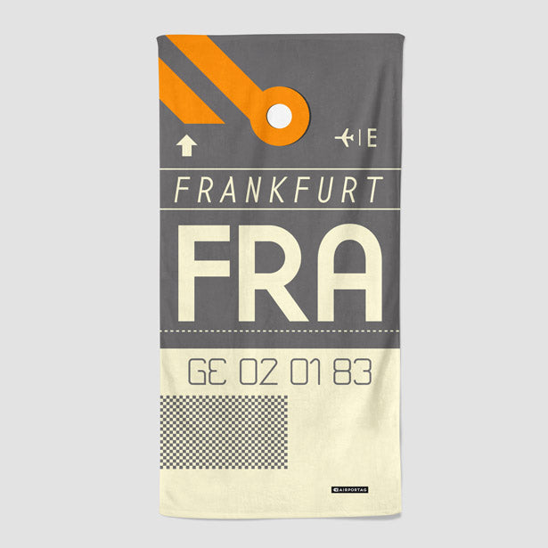FRA - Beach Towel - Airportag