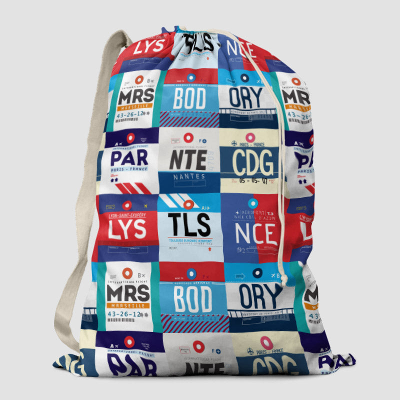 French Airports - Laundry Bag - Airportag