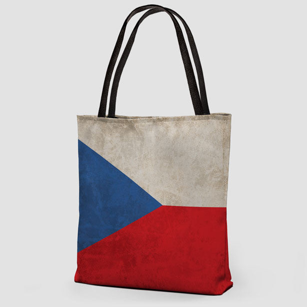 Czech Republic Flag - Tote Bag - Airportag