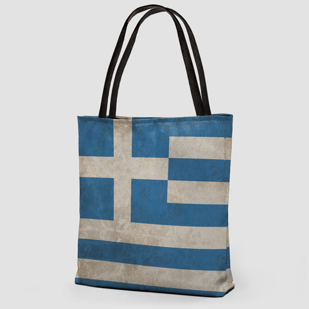 Greek Flag - Tote Bag - Airportag