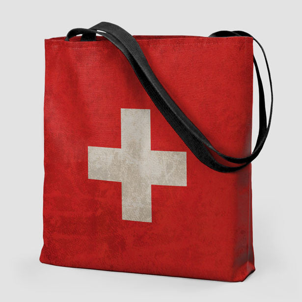 Switzerland Flag - Tote Bag - Airportag