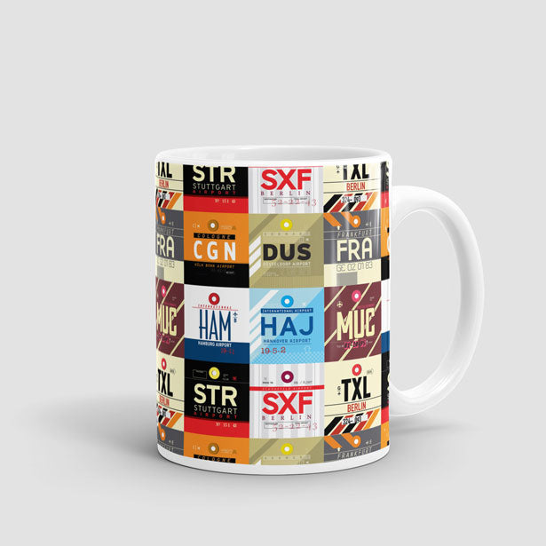 Germany Airports - Mug - Airportag