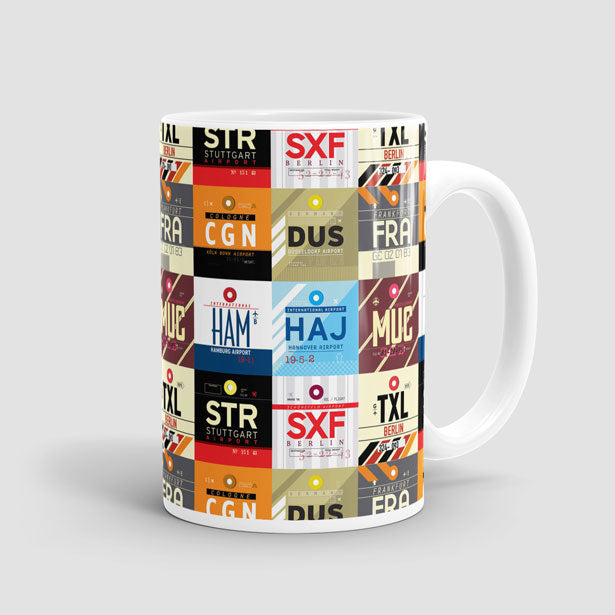 Germany Airports - Mug - Airportag