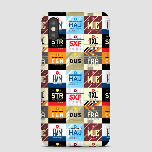 Germany Airports - Phone Case - Airportag