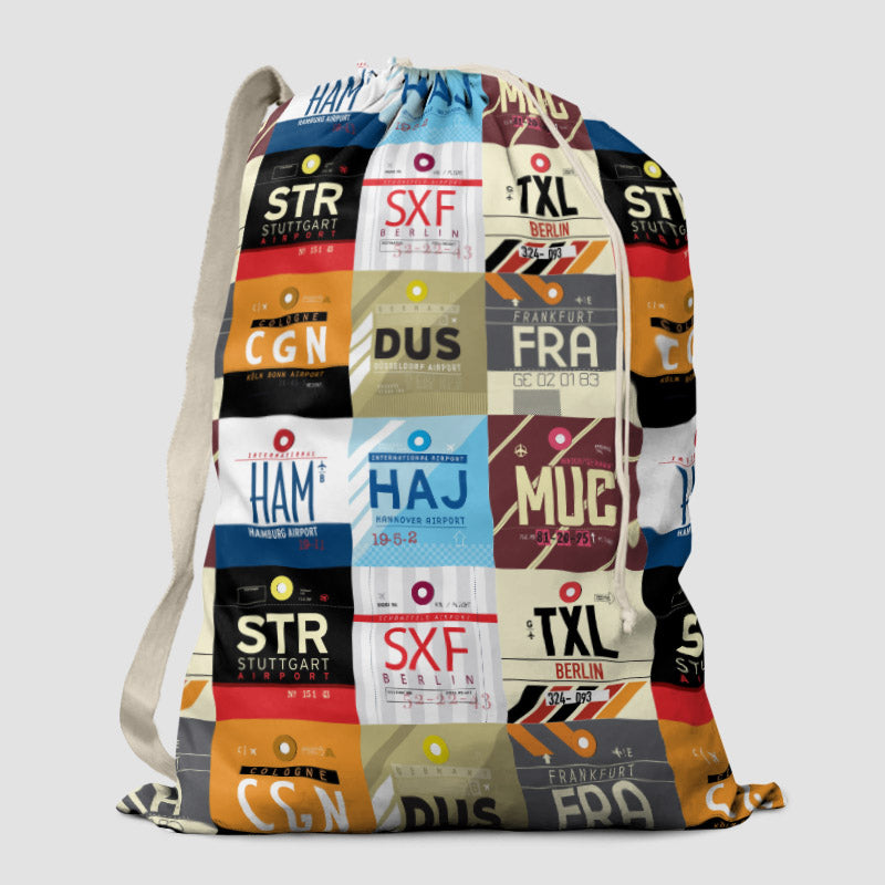 Germany Airports - Laundry Bag - Airportag
