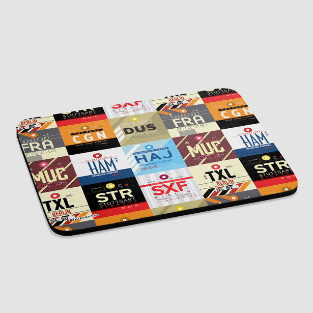 Germany Airports - Mousepad - Airportag