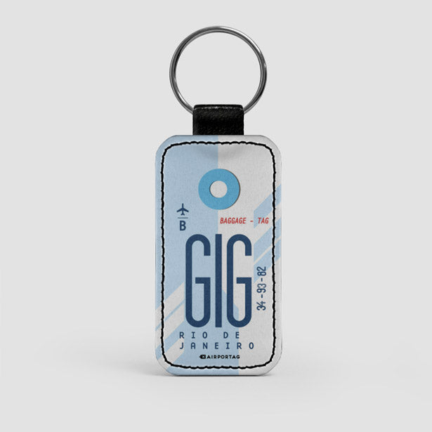 GIG - Leather Keychain - Airportag