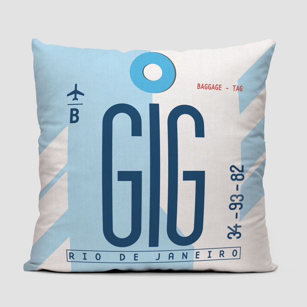 GIG - Throw Pillow - Airportag